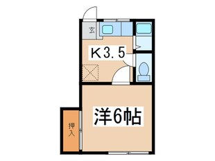 大橋荘の物件間取画像